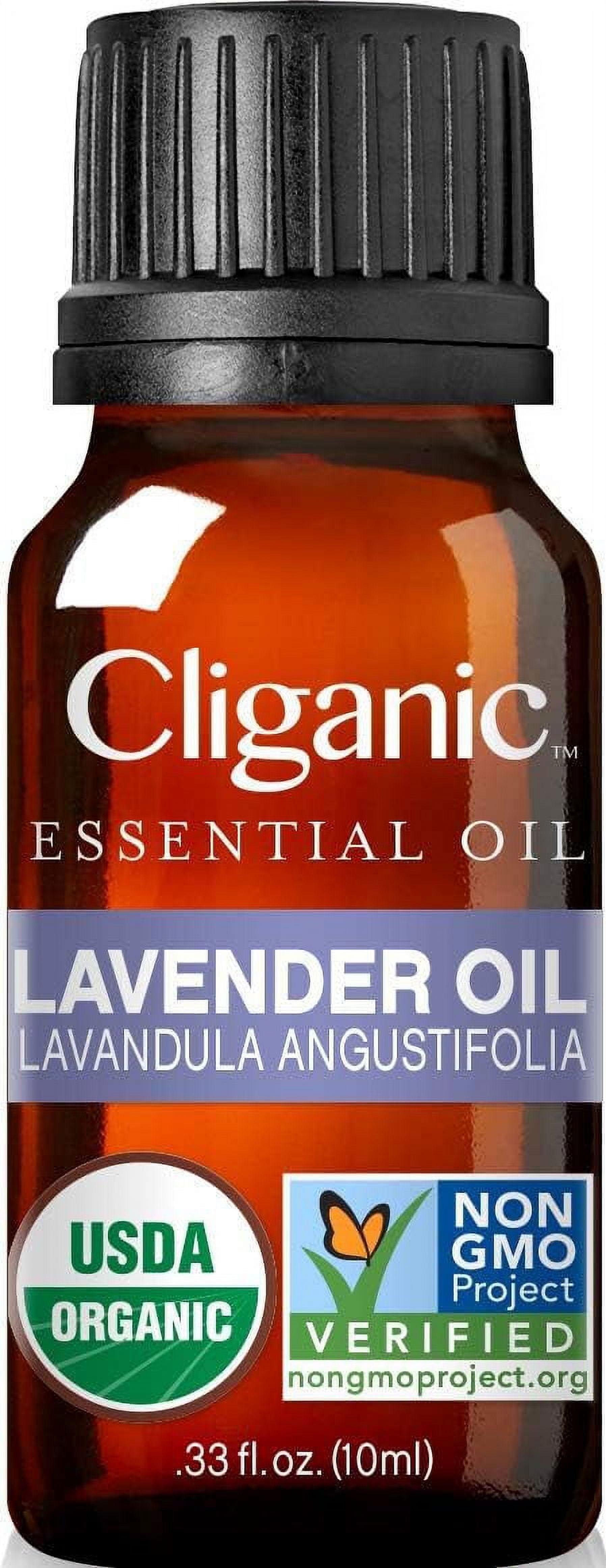 Organic Lavender Essential Oil with Dropper Cap, 10ml