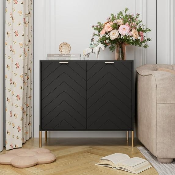 CLIHOME 31.5 in. H Utility Storage Cabinet with Adjustable Shelves
