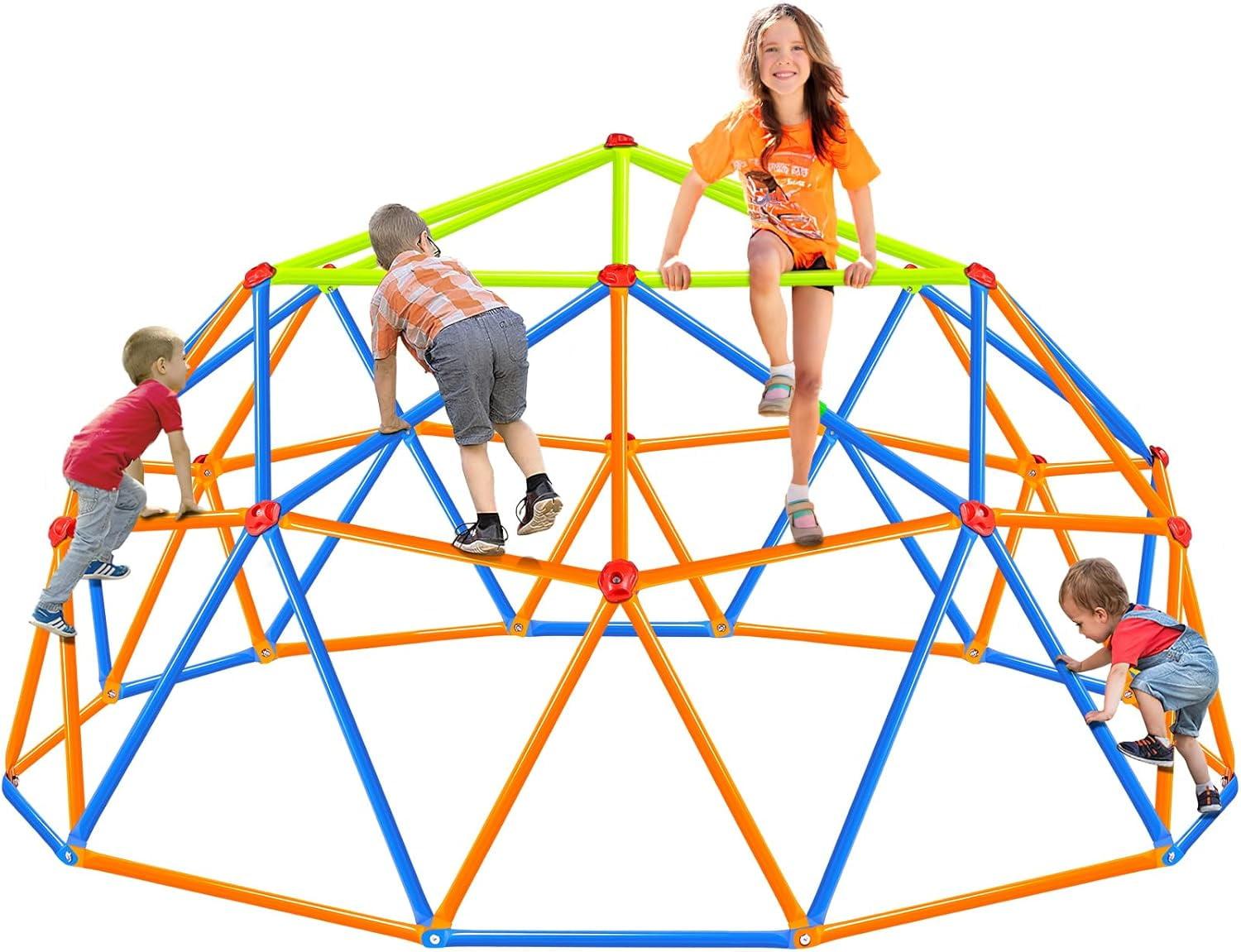 Veryke Climbing Dome, Climber Play Center, Kids Dome Climber Play Structures, Multiple Kids Jungle Gym Climbing Structure