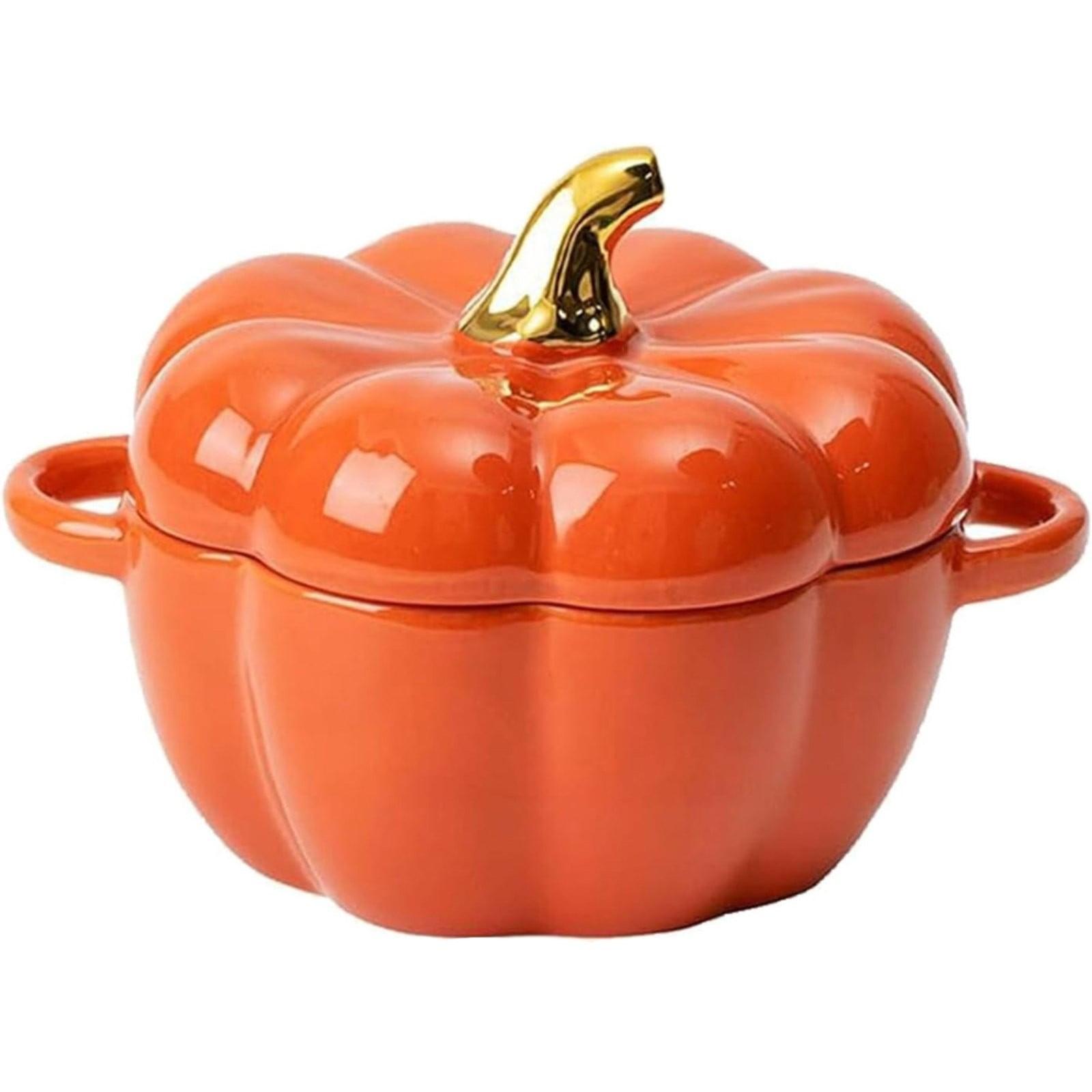 Fall Deals! Pumpkin Bowls,Ceramic Pumpkin Pot,Dutch Oven,Mini Soup Bowls,Halloween Partyware,Thanksgiving Decor,for Kitchen,Dining Room