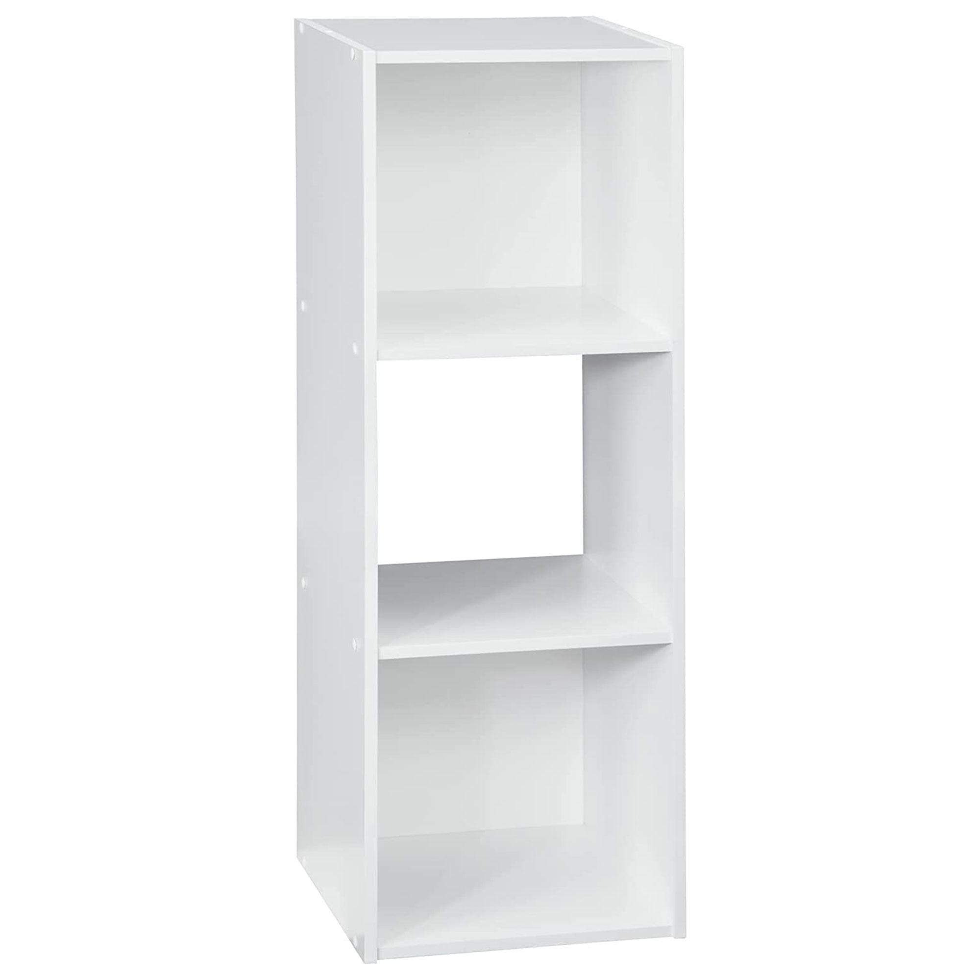 White 3-Cube Organizer Shelf Unit