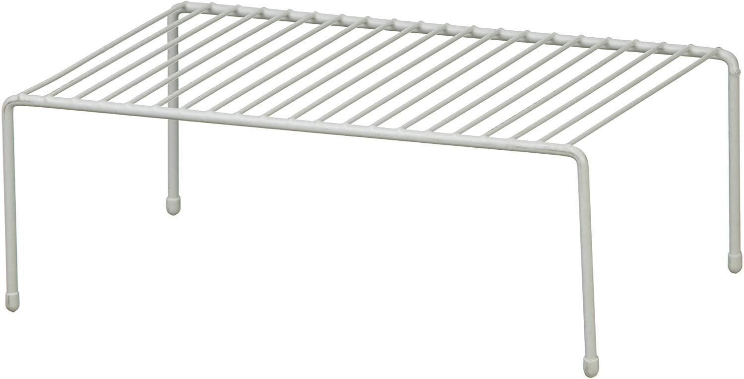 ClosetMaid 16.25'' x 8.38'' x 5.68'' Large Kitchen Wire Shelf Rack Organizer Unit For Countertops, Drawers, Cabinets, and Pantries, White