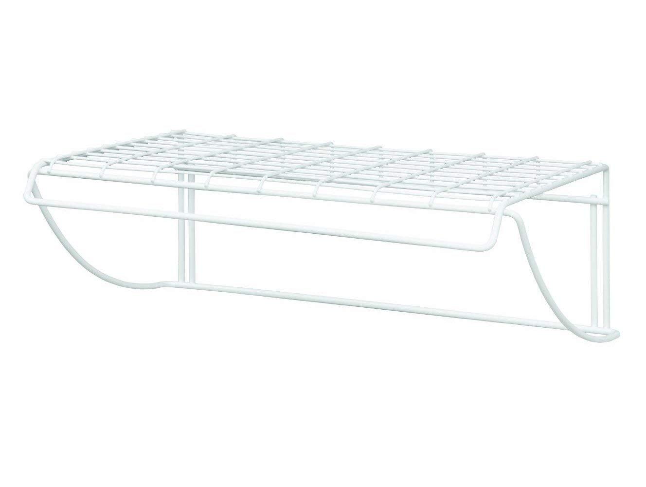 ClosetMaid 8278 18-Inch Wide Laundry Utility Hanger Shelf , White