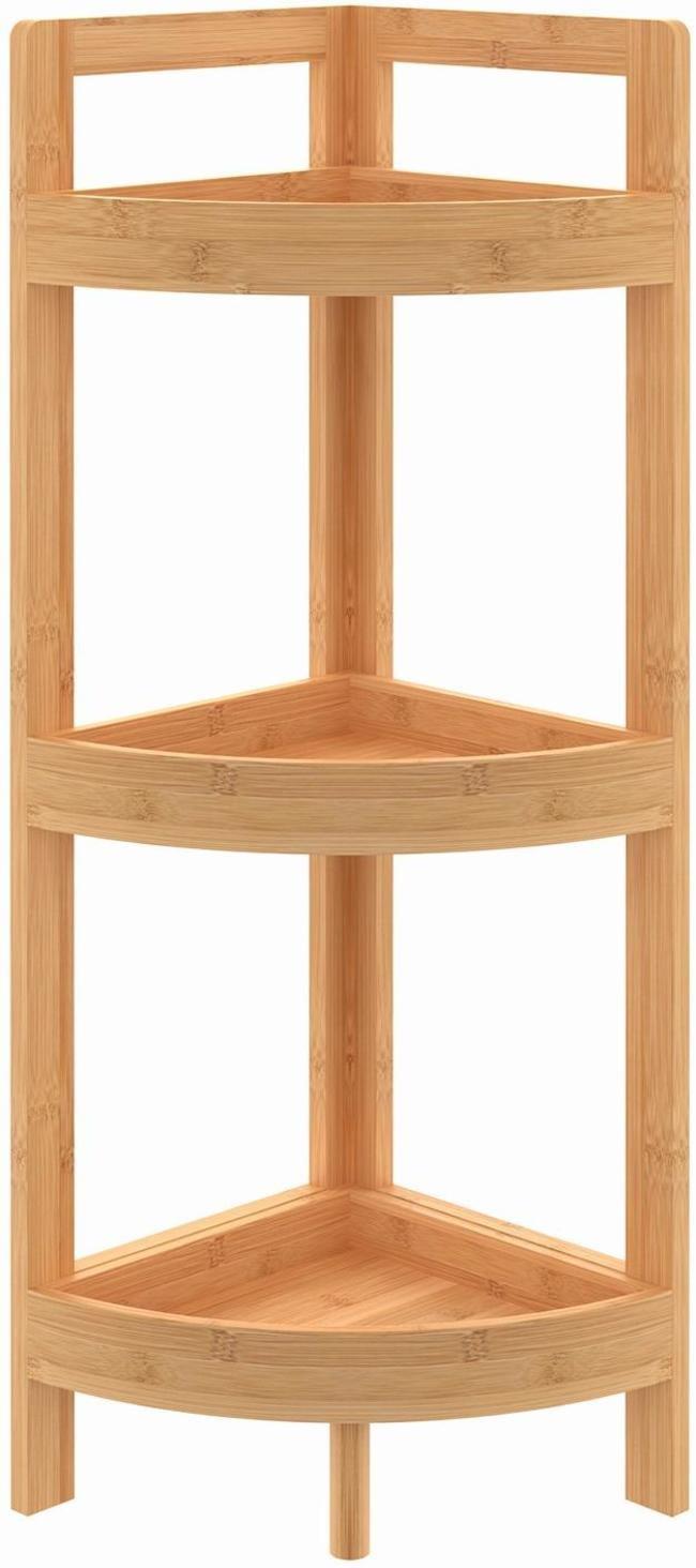 ClosetMaid 3-Tier Bamboo Corner Shelf - ClosetMaid