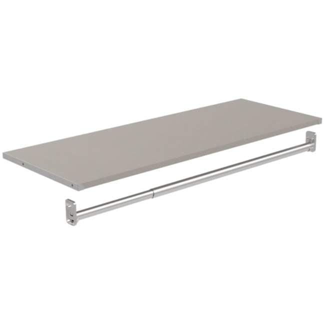 Modular Storage 36.02" W Shelf & Closet Rod
