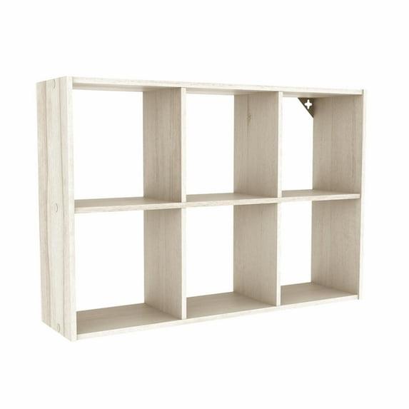 Mini 6-Cube Desktop or Wall Mounted Bookcase
