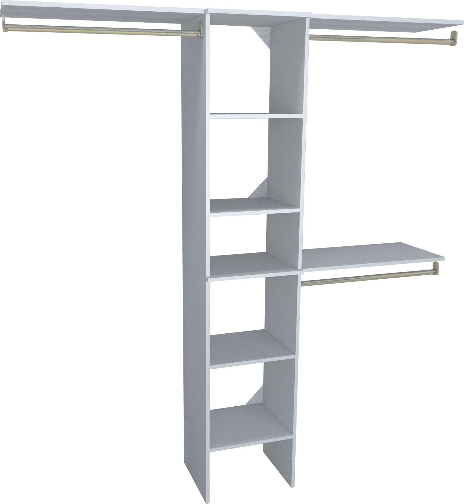 Closetmaid Ss16-Cos Suitesymphony 6 To 9 Foot Wide Closet Organization Shelving System Kit