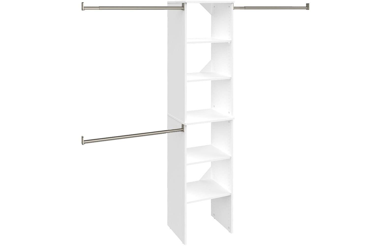 SuiteSymphony 77" to 113" Closet System Starter Kit