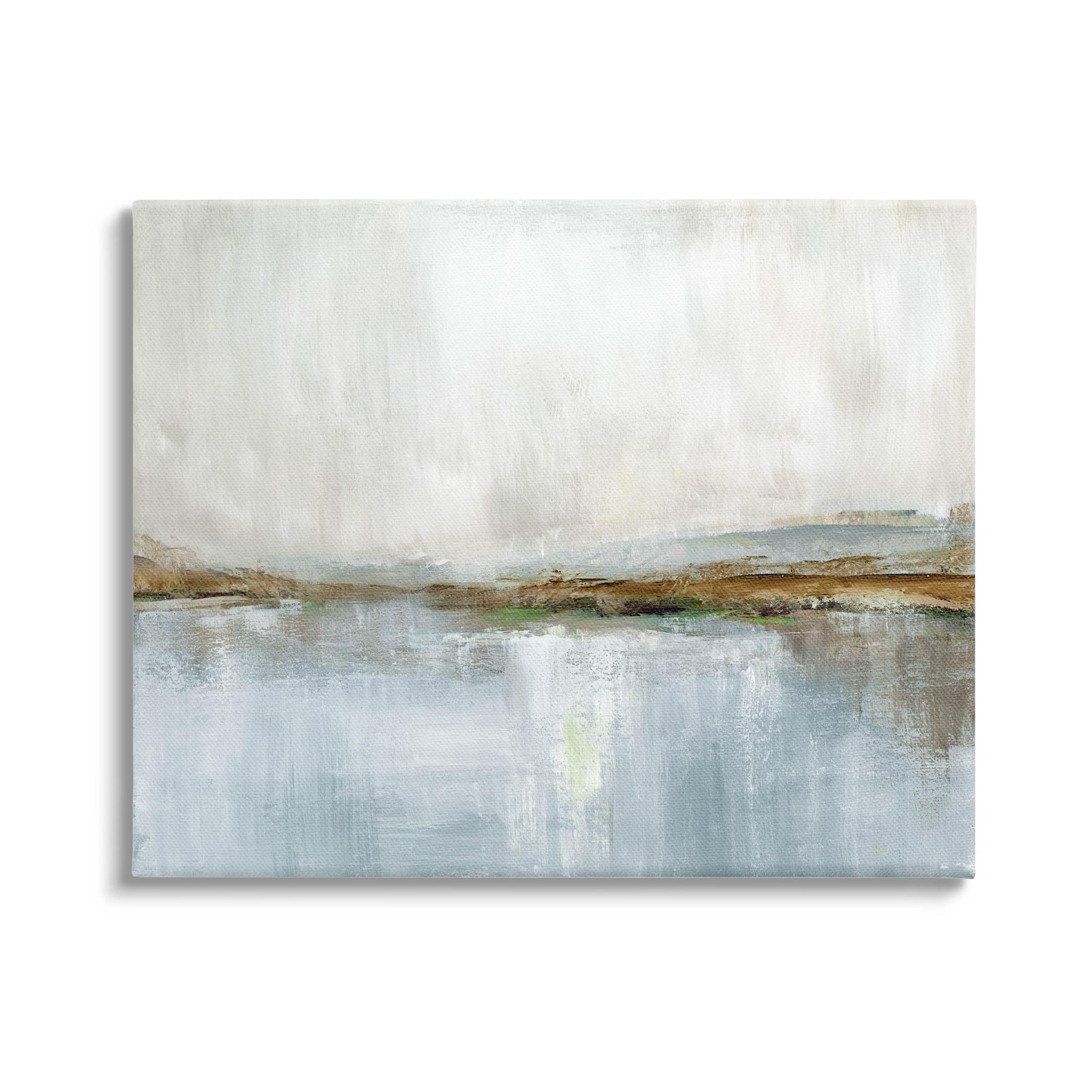 Cloudy Abstract Landscape Canvas Wall Art, 30 x 24 Inches