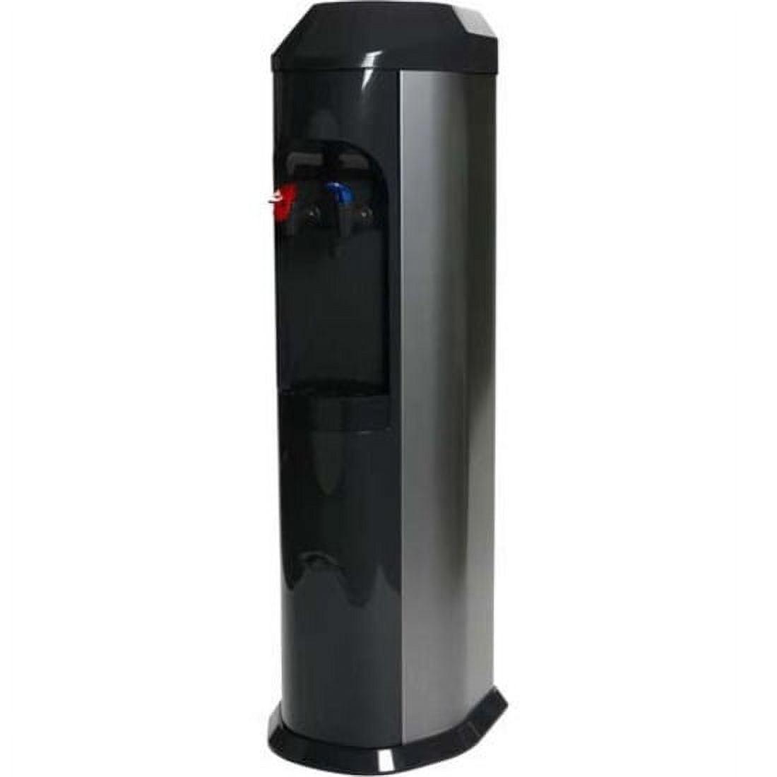 Clover D14A Gray Plastic Hot and Cold Water Dispenser