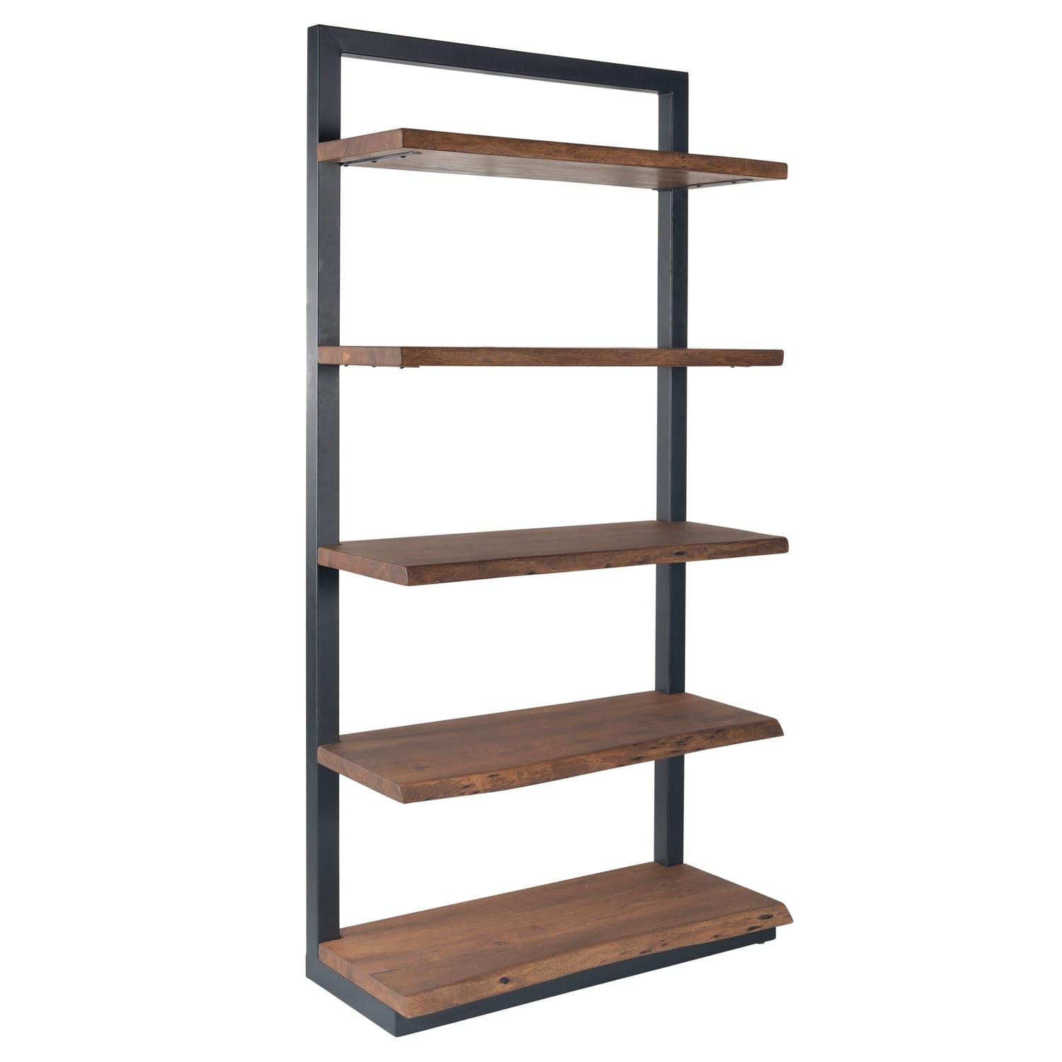 75&#34; Sequoia Bookcase Brown - Treasure Trove Accents
