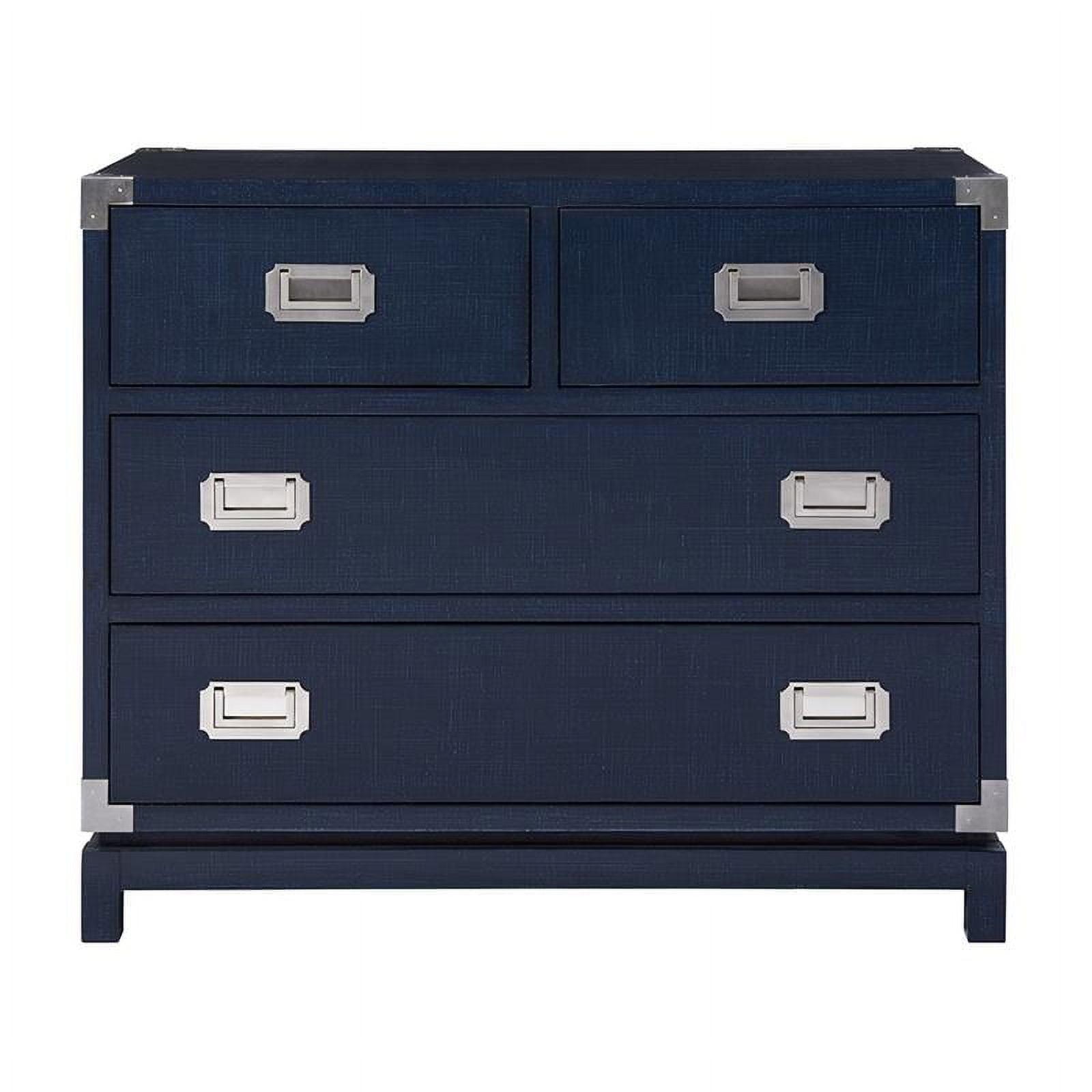 Coastal Campaign 3 - Drawer Nightstand in Blue