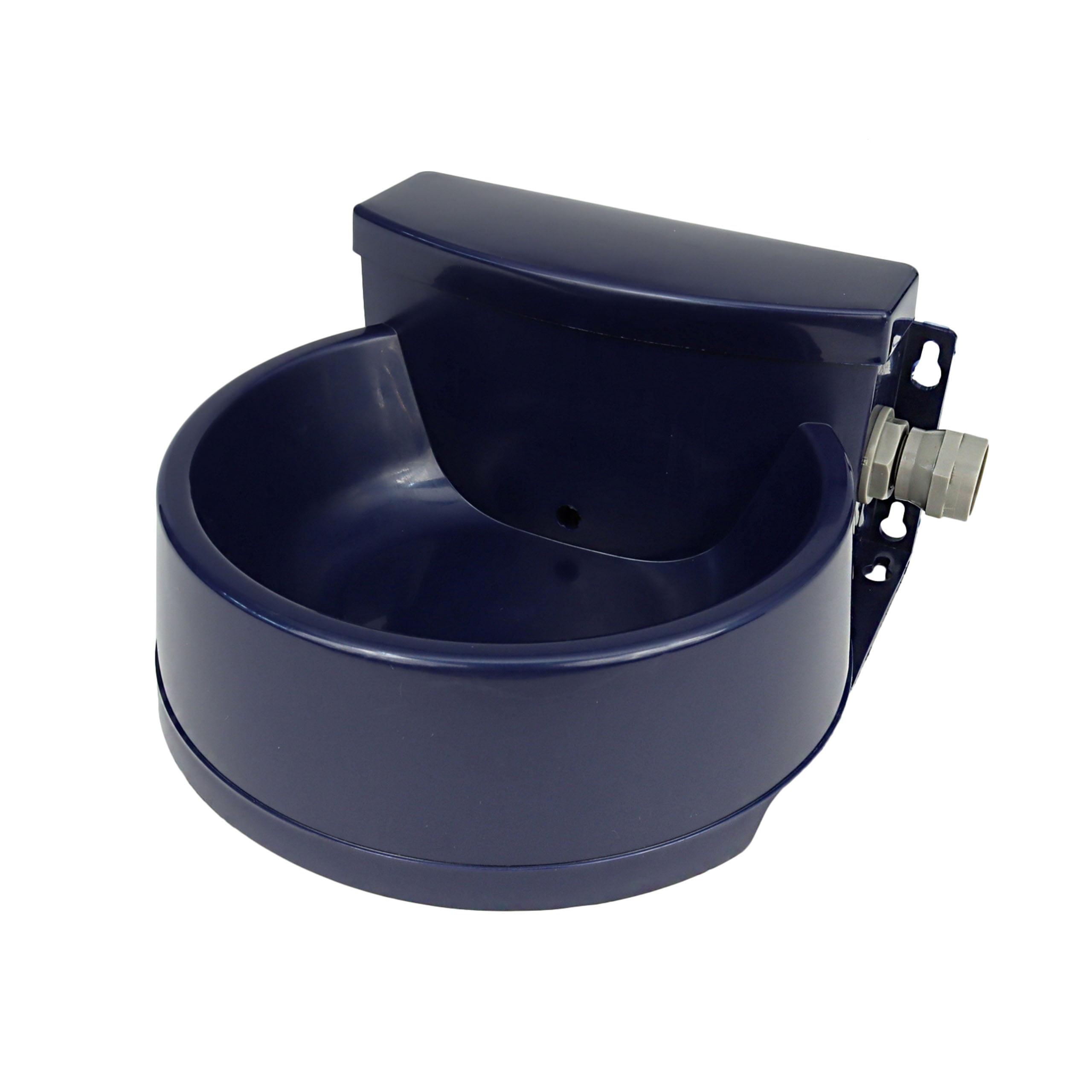 Navy Automatic Outdoor Pet Water Dispenser Bowl