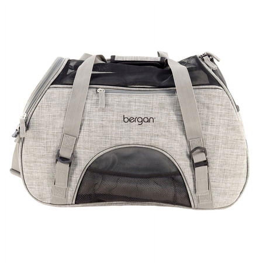 Coastal Pet Bergan Comfort Carrier - Heather Grey Large (19 x 10 x 13 Inches)