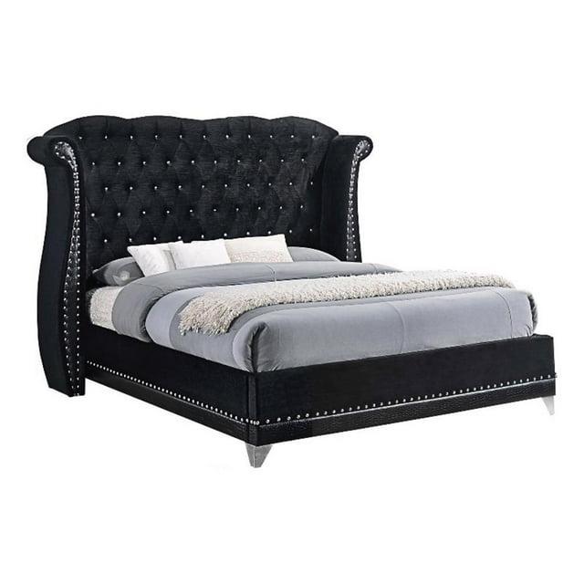 Barzini Upholstered Wingback Bed
