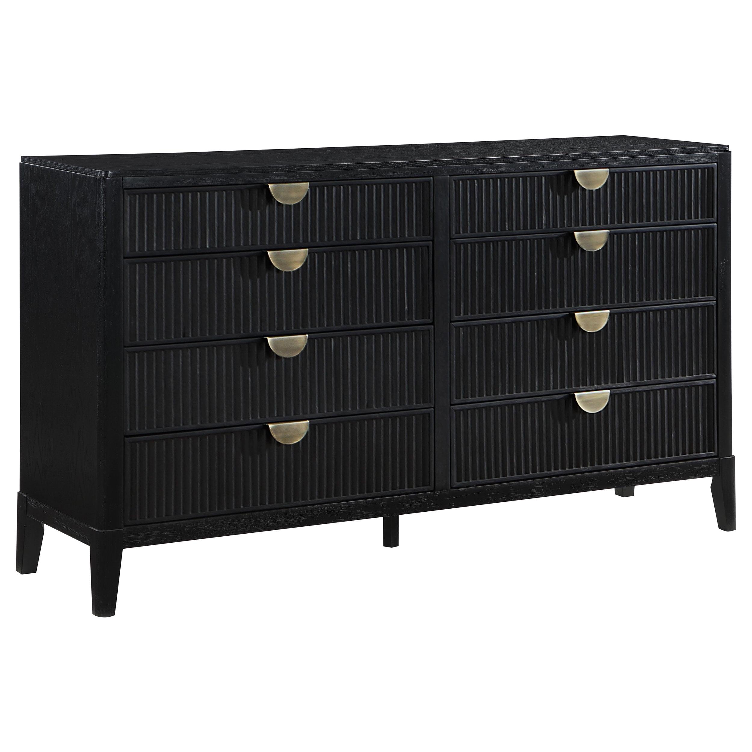 Coaster Brookmead 8-drawer Rectangular Wood Bedroom Dresser Black