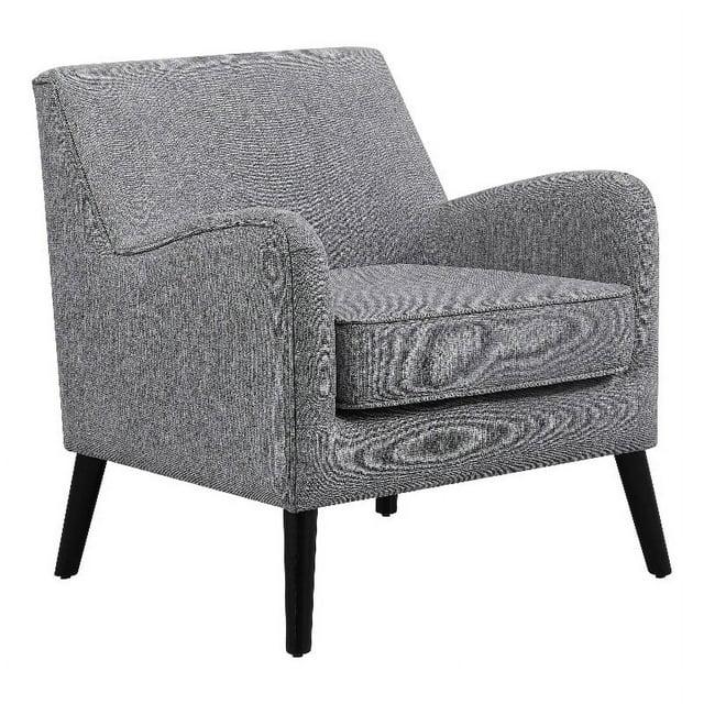 Coaster Charlie Modern Fabric Upholstered Accent Chair in Gray