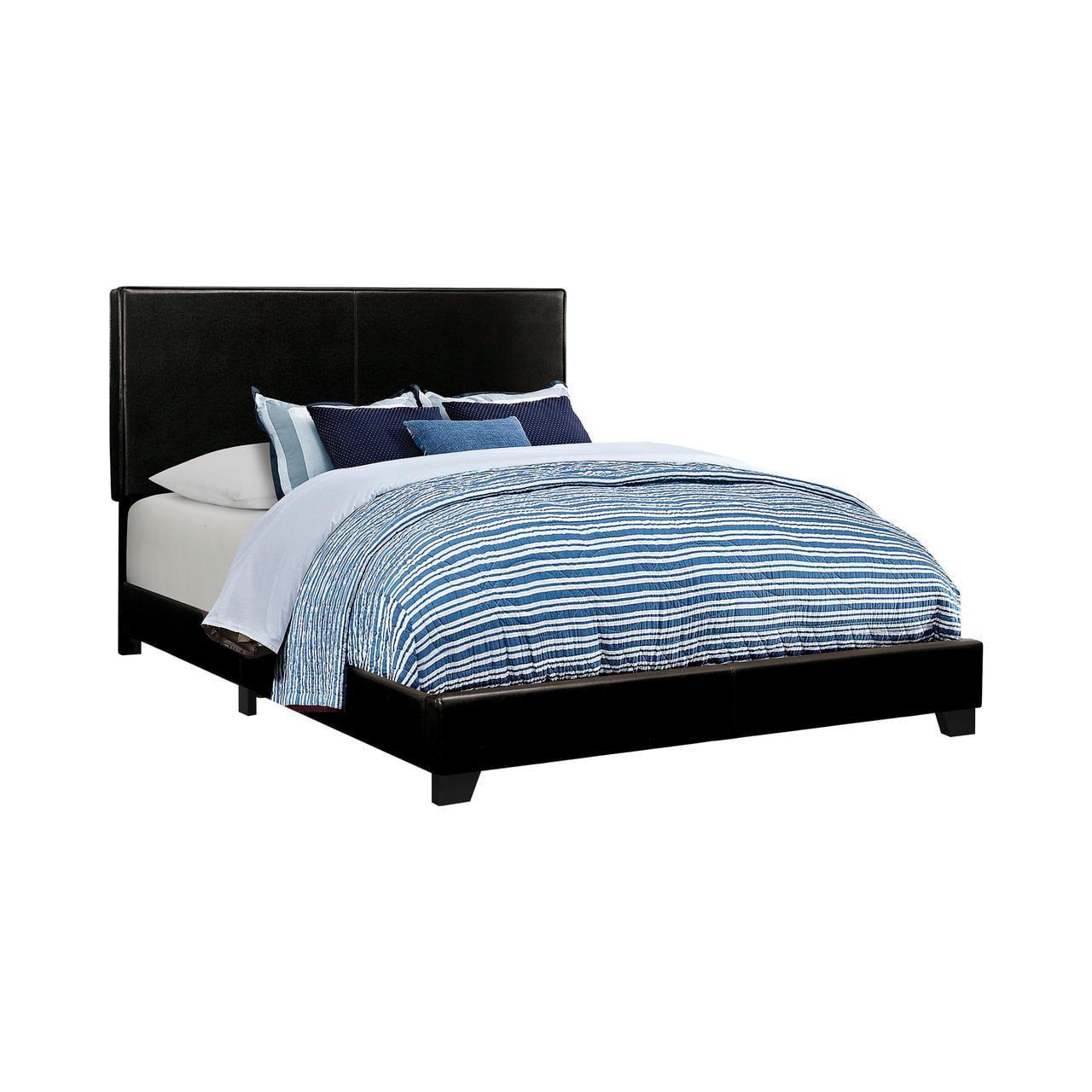 Coaster Company Dorian Upholstered Full Bed Black