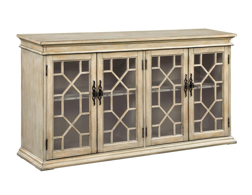 Coaster Company Glass Door Accent Cabinet, Brown