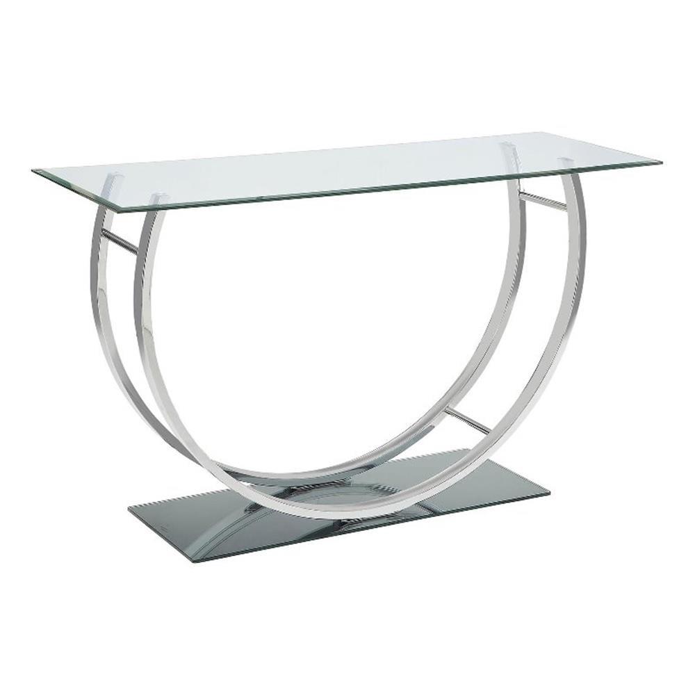 Alma Danville 48'' Glass Top Console Table