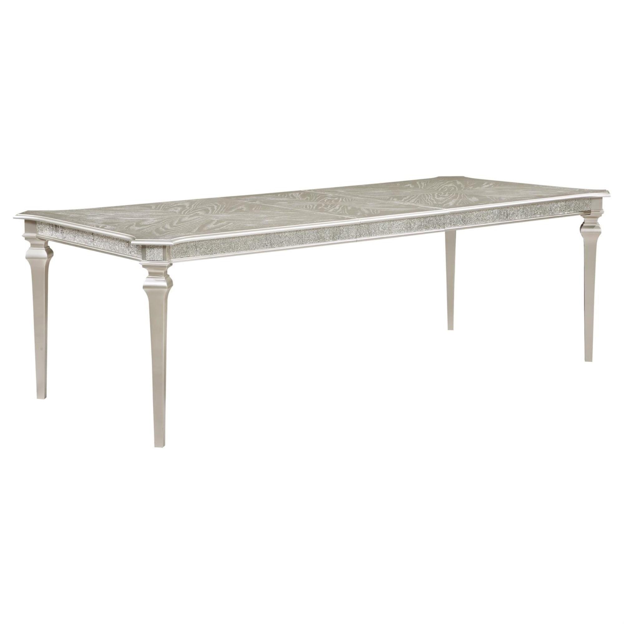 Evangeline Silver Oak Extendable Rectangular Dining Table