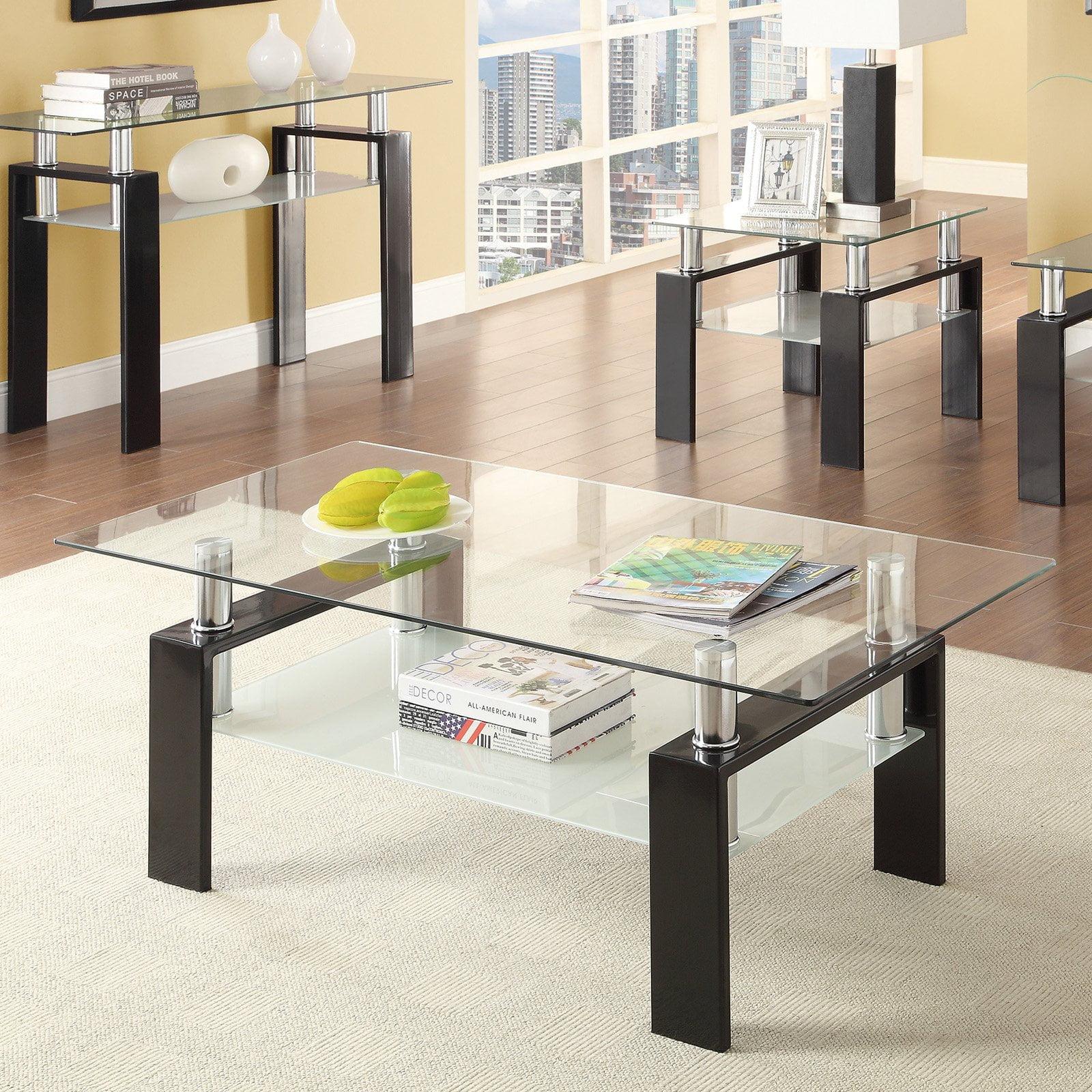 Dyer 48'' Glass Top Console Table