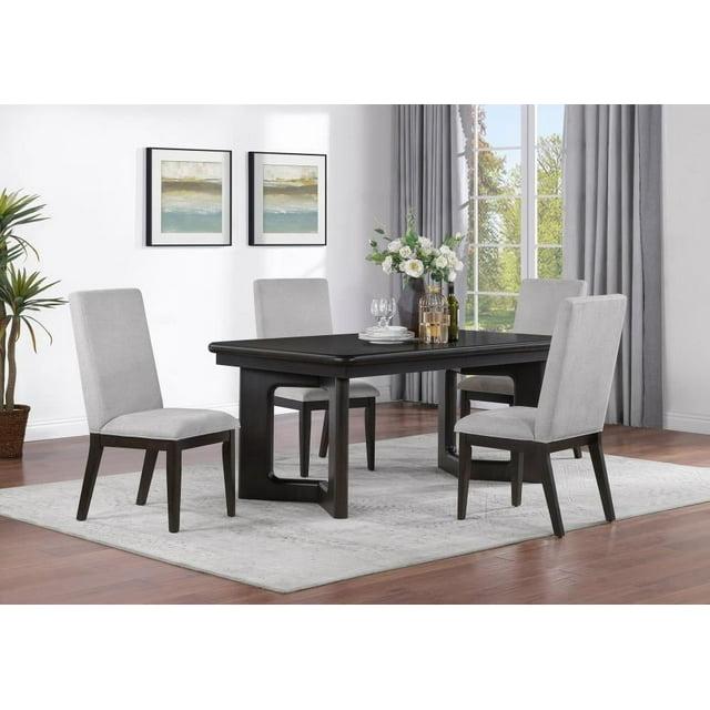 Coaster Hathaway 5-piece Rectangular Wood Dining Table Set Brown