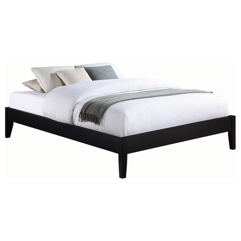 Coaster Hounslow Contemporary Wood Platform Eastern King Bed in Black