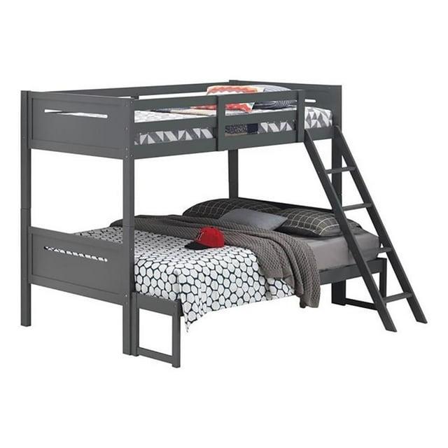 Littleton Twin Over Full Bunk Bed Grey
