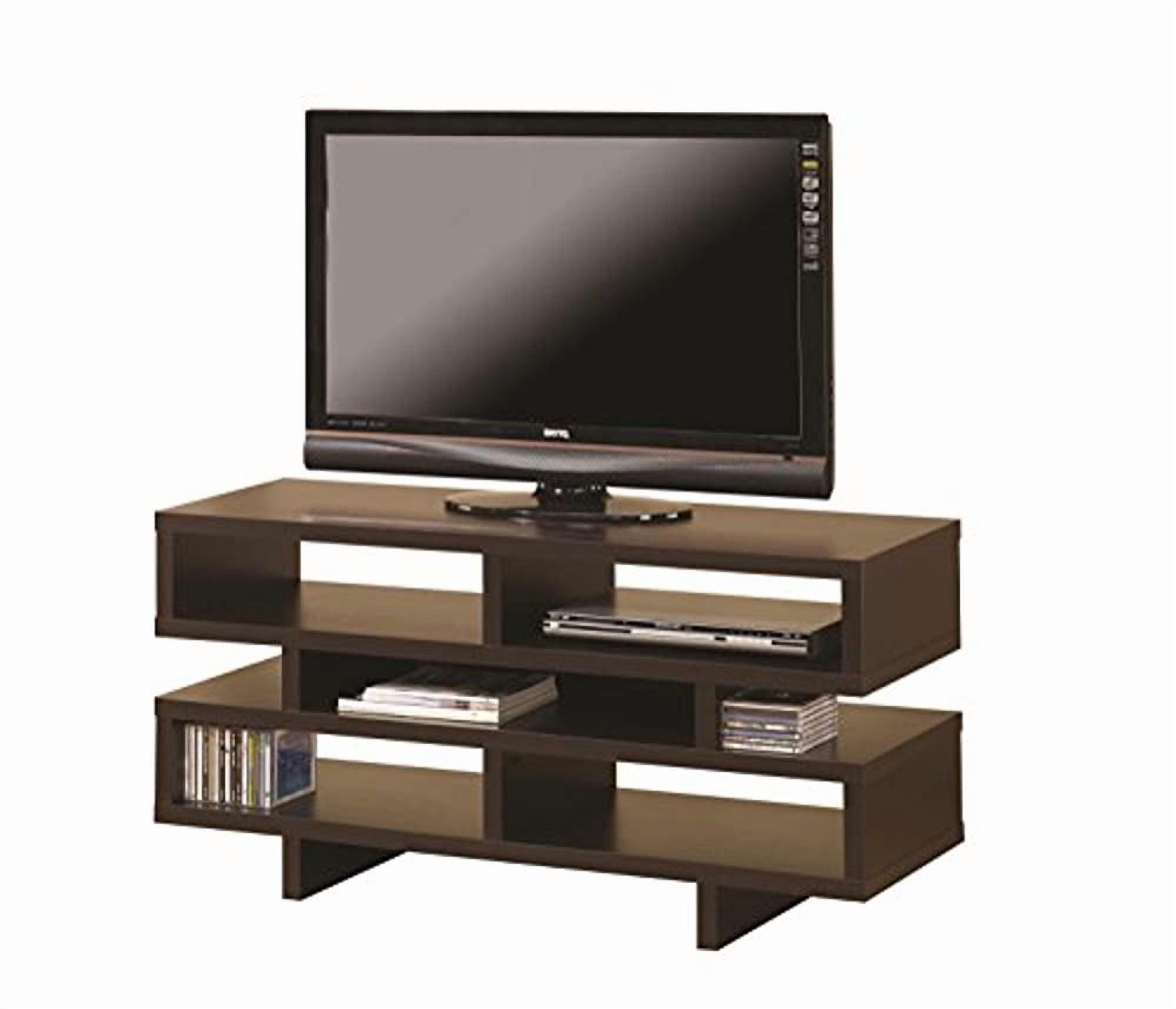 Parker 5 Shelf TV Stand for TVs up to 55" Cappuccino Brown - Coaster
