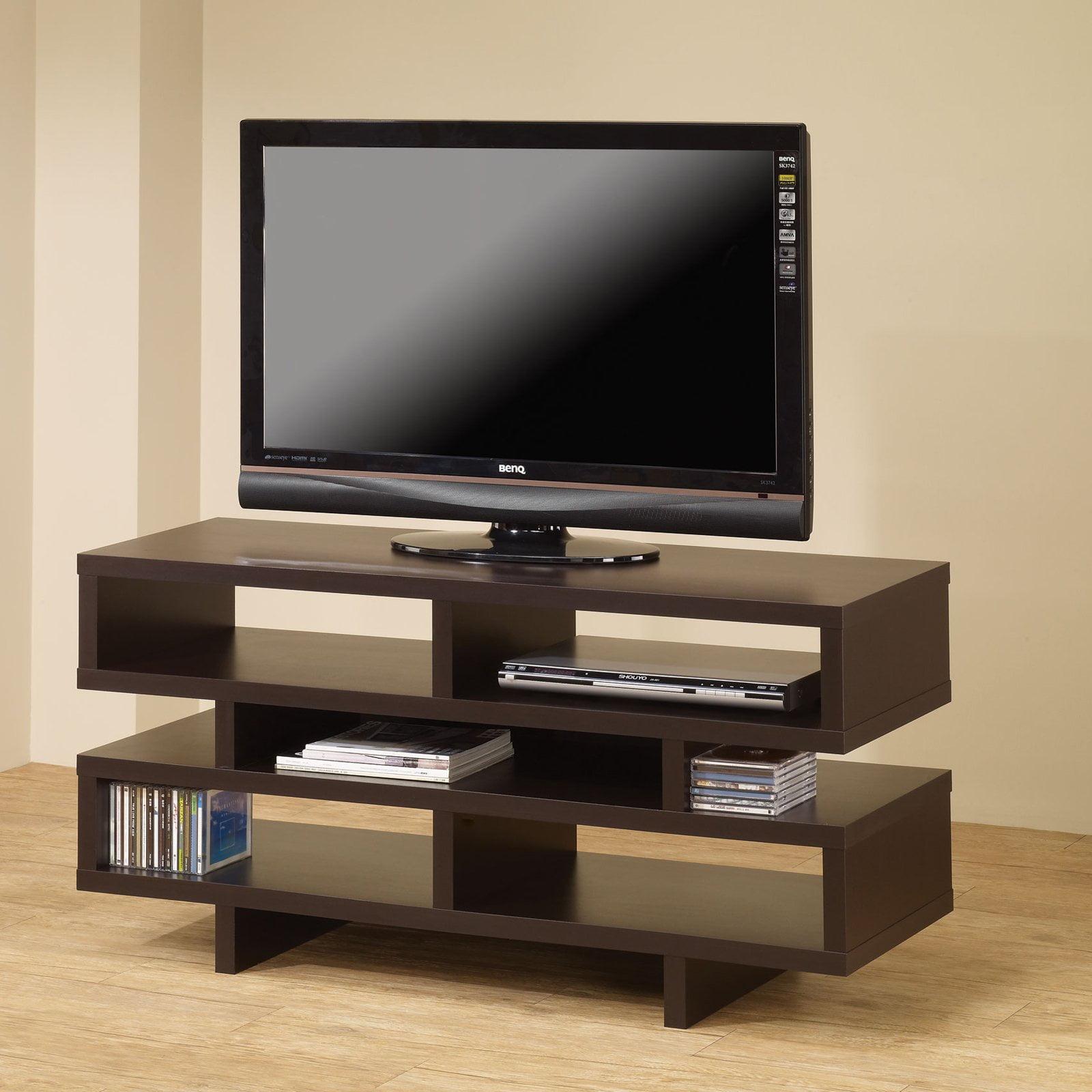 Parker 5 Shelf TV Stand for TVs up to 55" Cappuccino Brown - Coaster