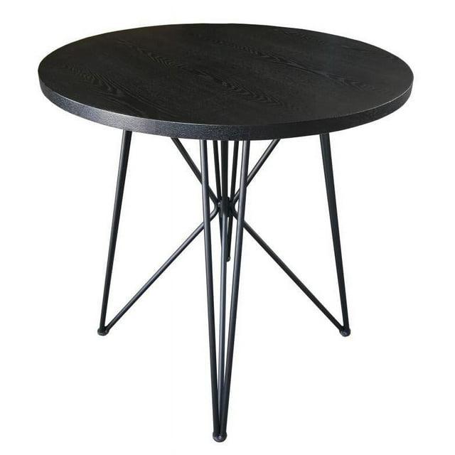 Rennes Round Table Black and Gunmetal