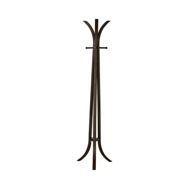 Coat Rack with 6 Hooks Cappuccino