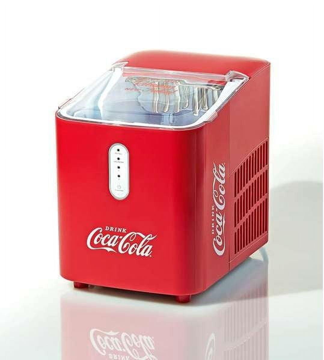 Coca-Cola Red Portable Countertop Ice Maker