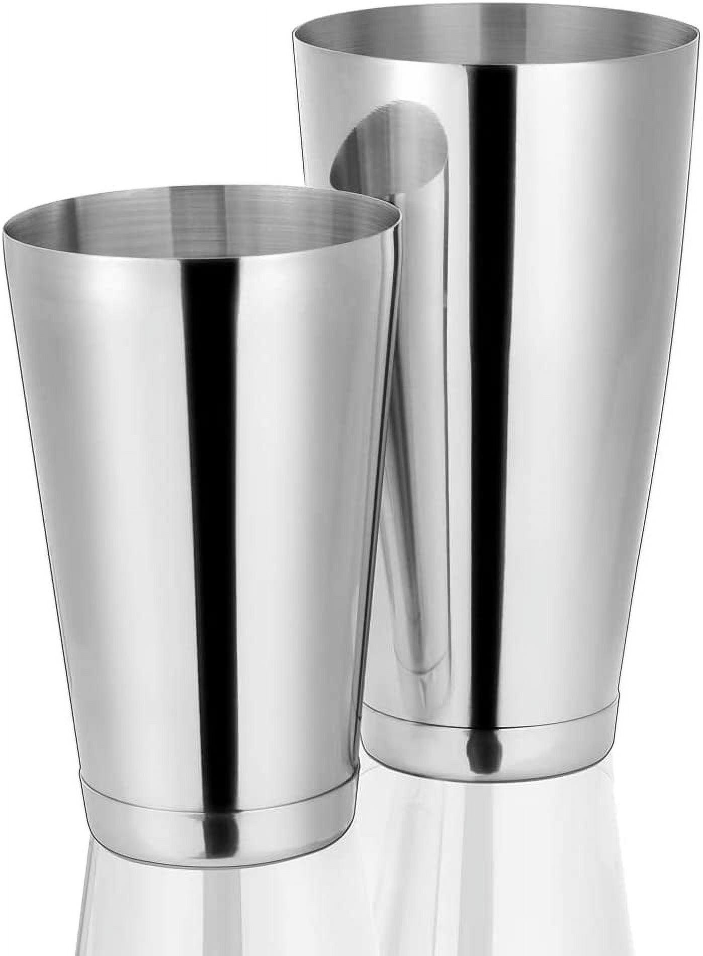 Stainless Steel Conical Boston Cocktail Shaker Set