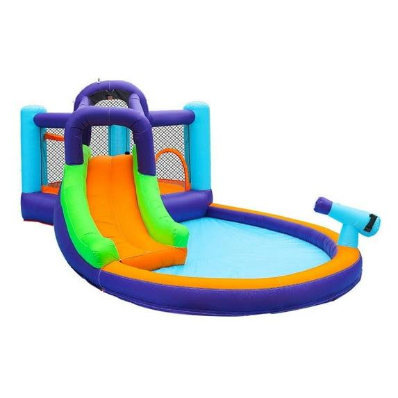 CocoNut Castles Bouncy Slide Water Park with Water Cannon