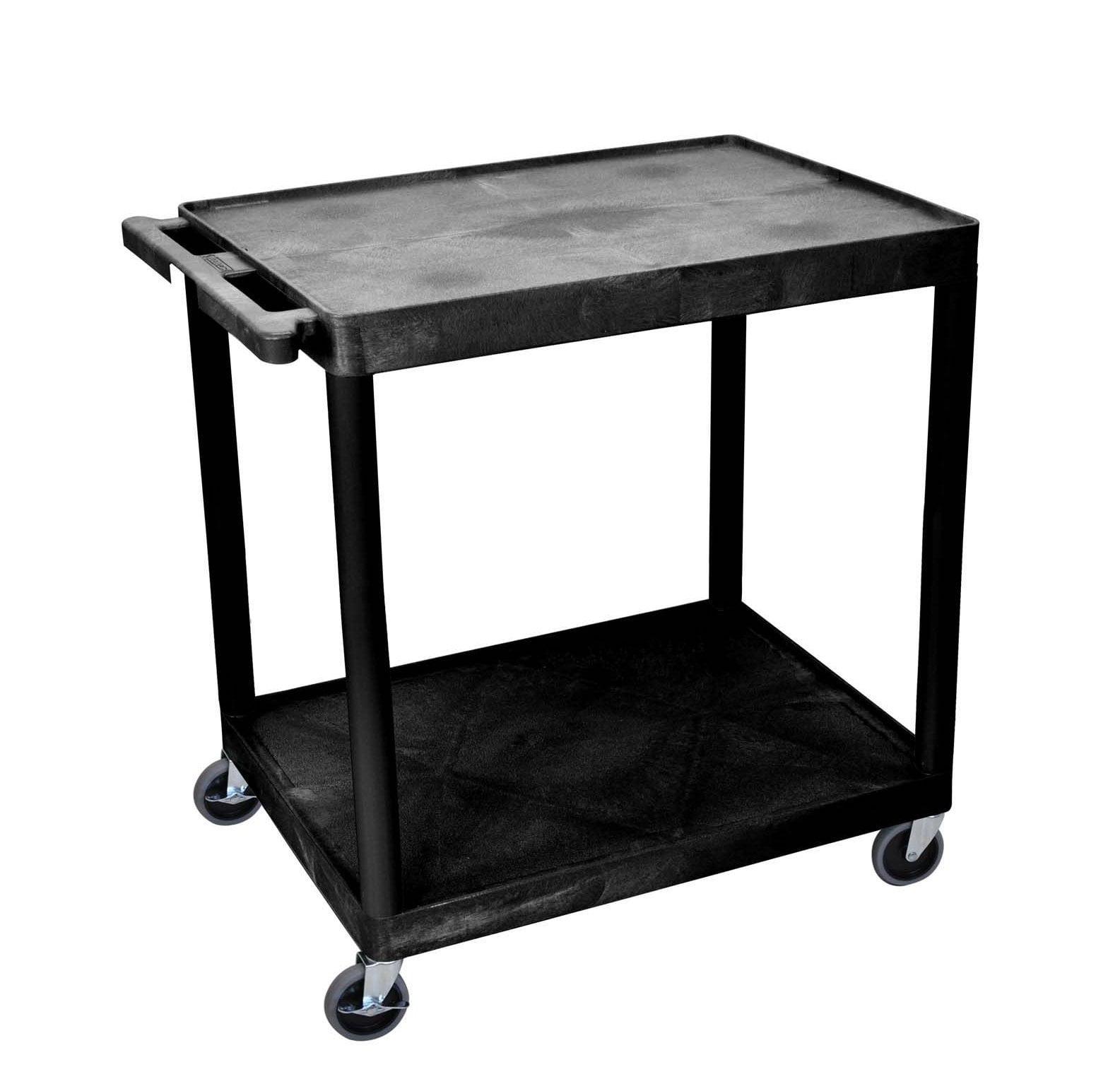 A-TO-Z SUPPLY HE38-B Utility Cart - Two Shelves Structural Foam Plastic