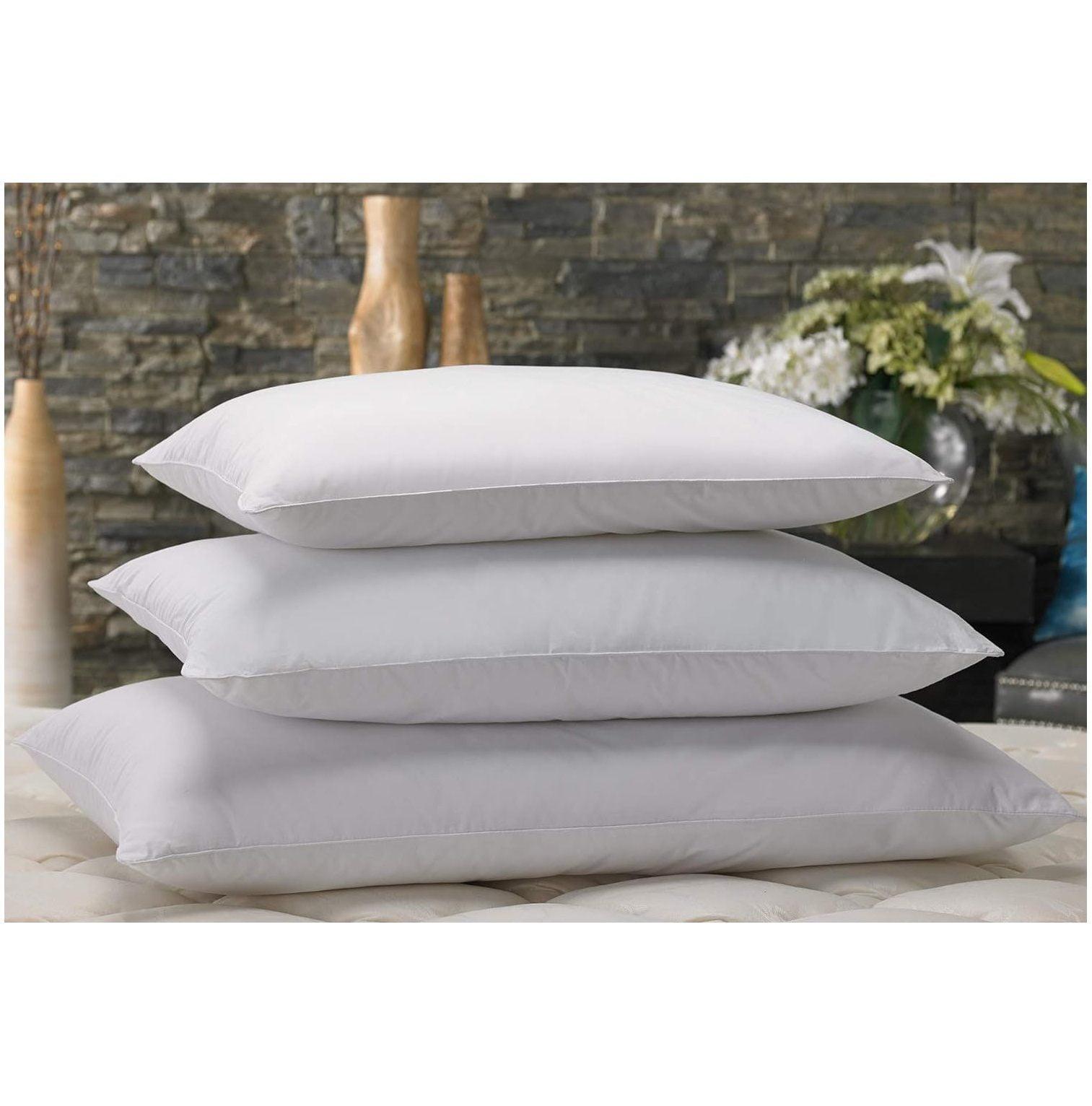 Down Alternative Eco Pillow - Hypoallergenic Eco-Friendly Pillow with 100% Recycled Fill - Set of 2 - Queen (20" x 30")