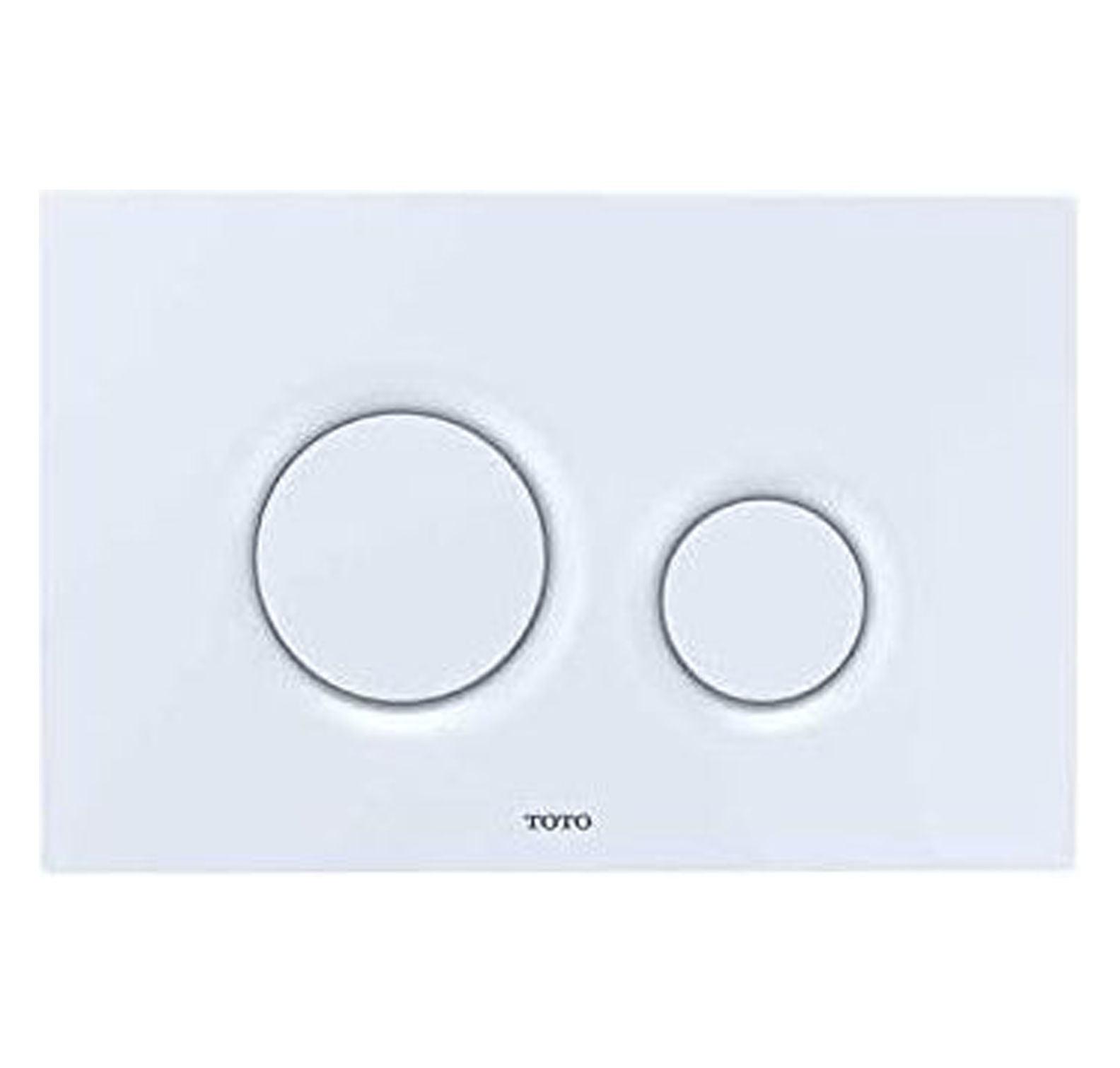 Stainless Steel Dual-Flush Wall Toilet Flush Plate