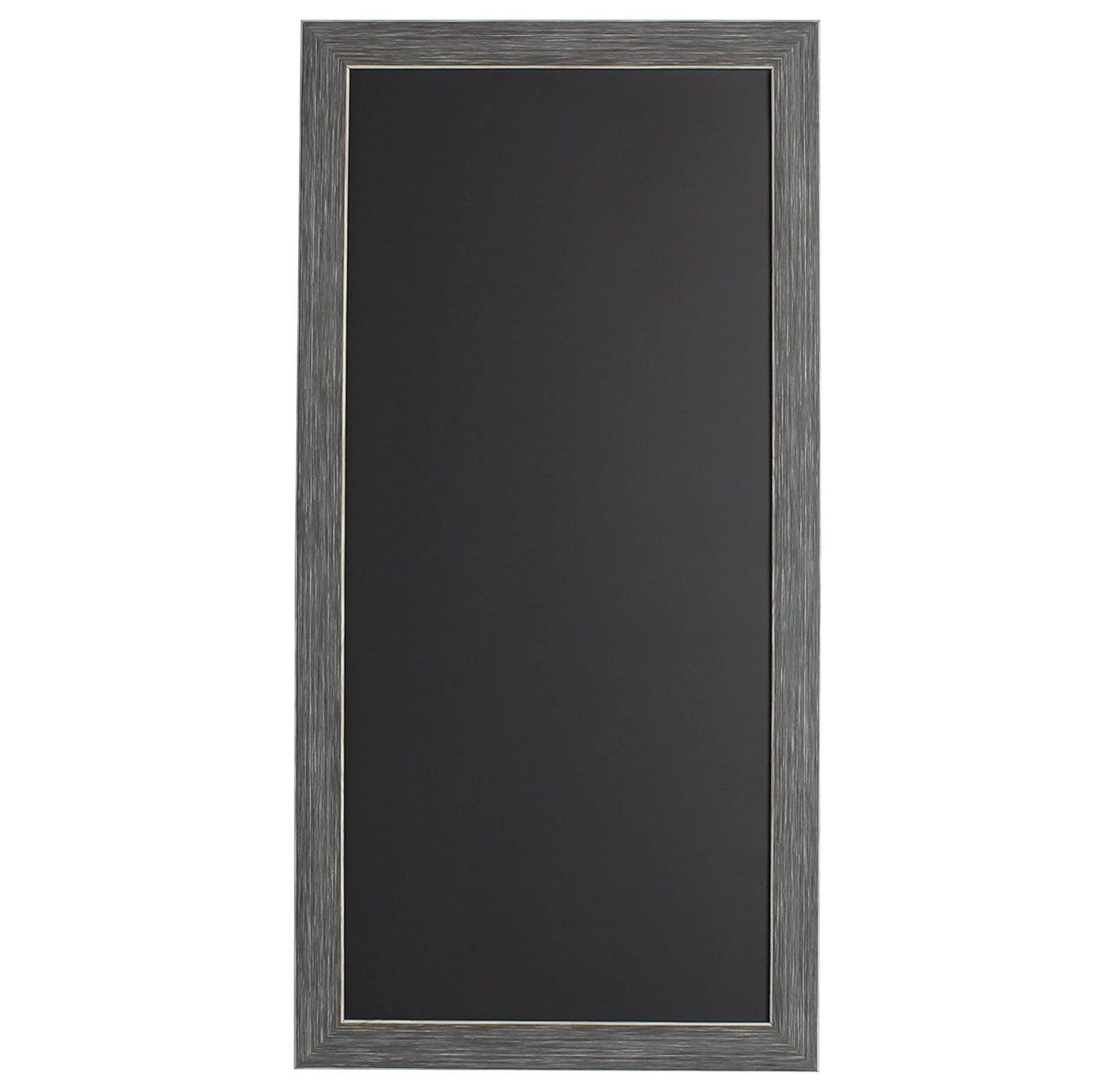 Wyeth Gray Framed Magnetic Chalkboard 13" x 26"