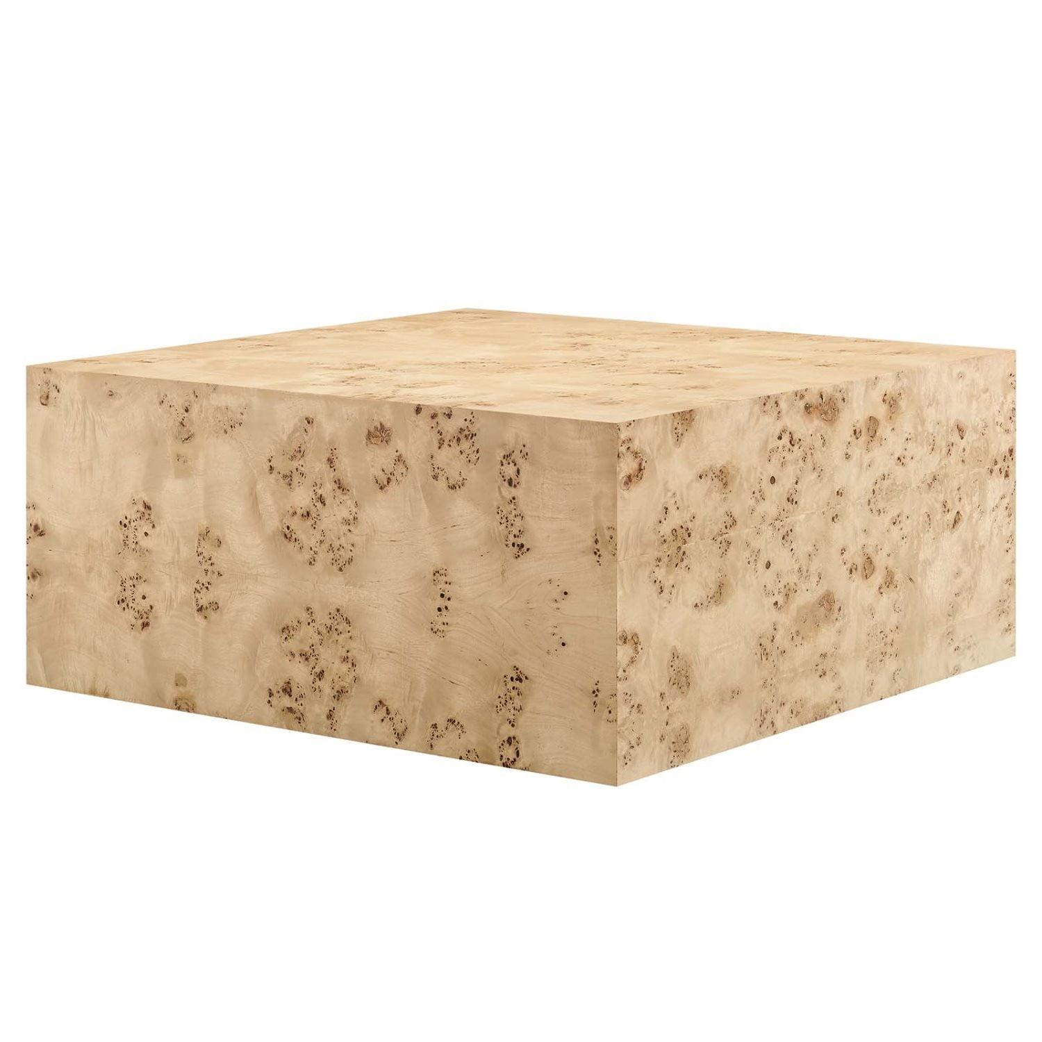 Modway Modway Cosmos 36" Square Burl Wood Coffee Table
