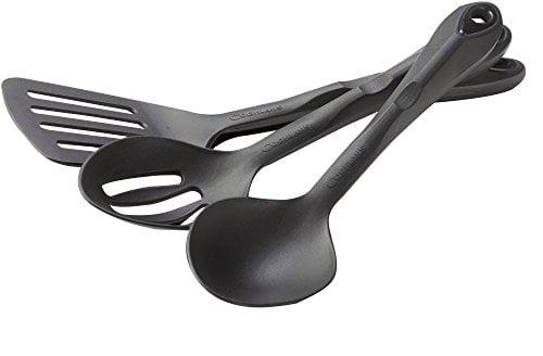 Black Nylon 3-Piece Cooking Utensil Set