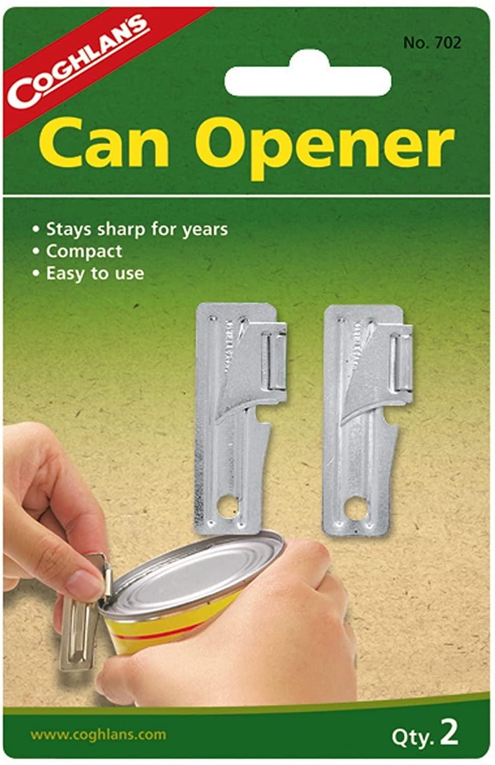 Nickel-Plated Foldable Pocket Can Opener Set