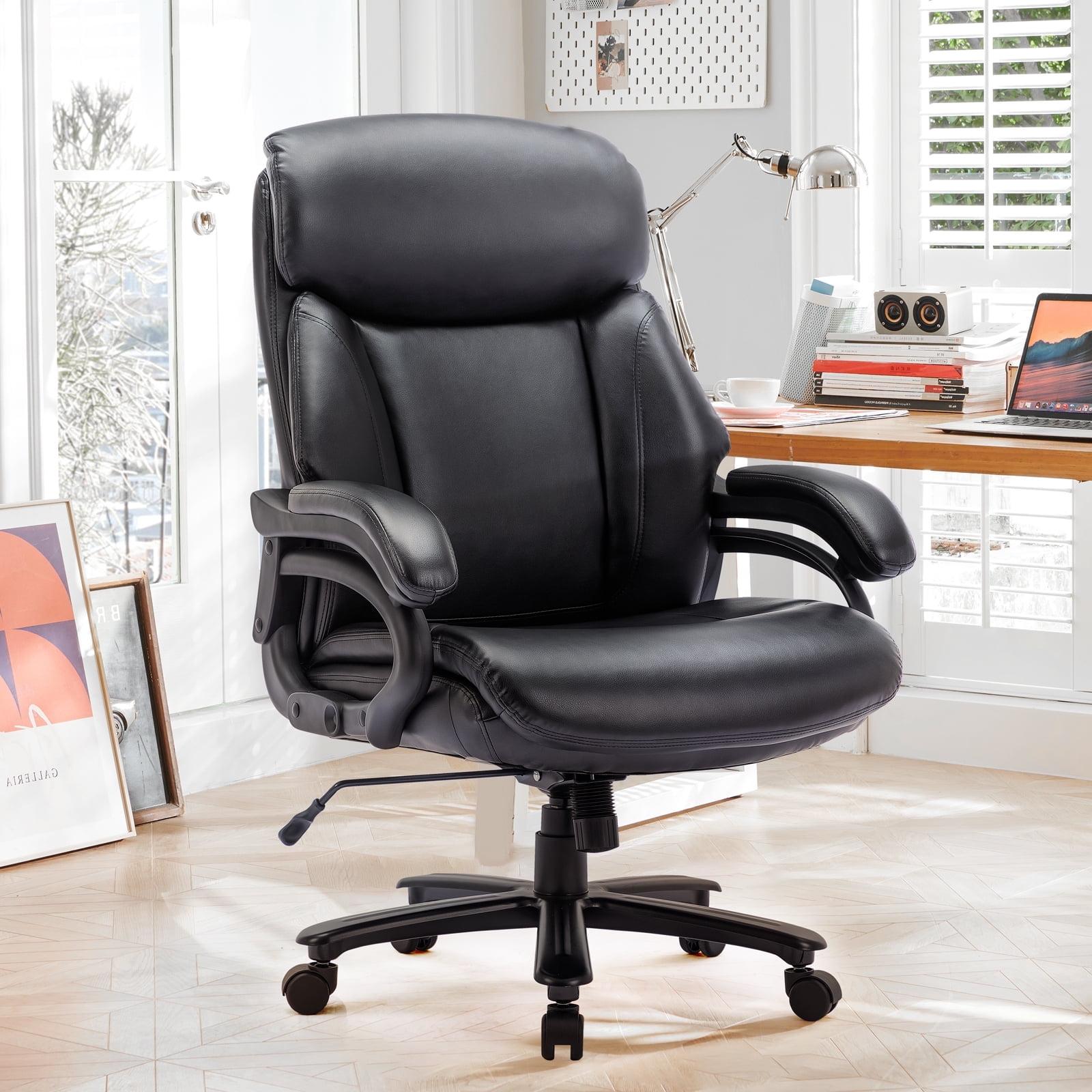 COLAMY Executive Big and Tall 400lbs PU Leather Office Chair