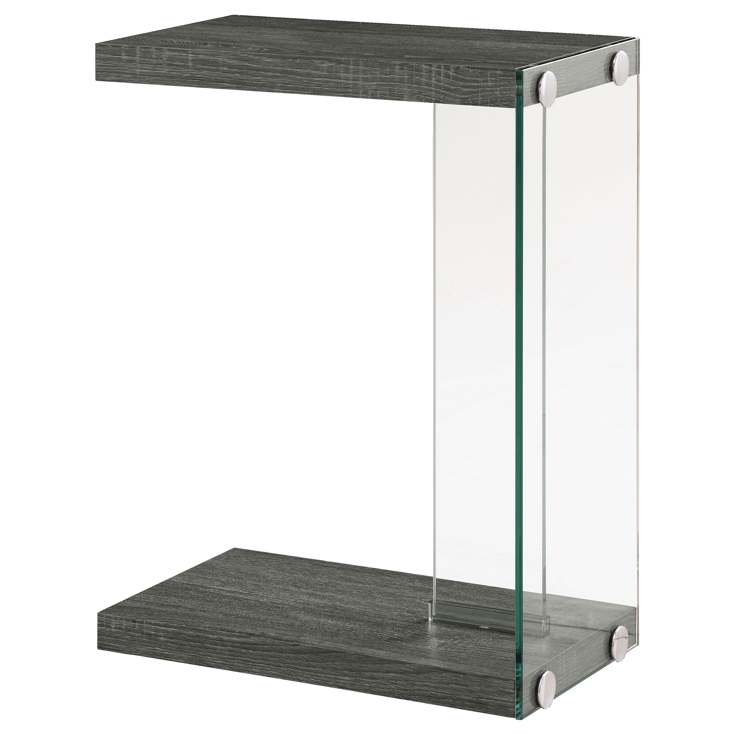 Weathered Grey Rectangular Wood Accent Table