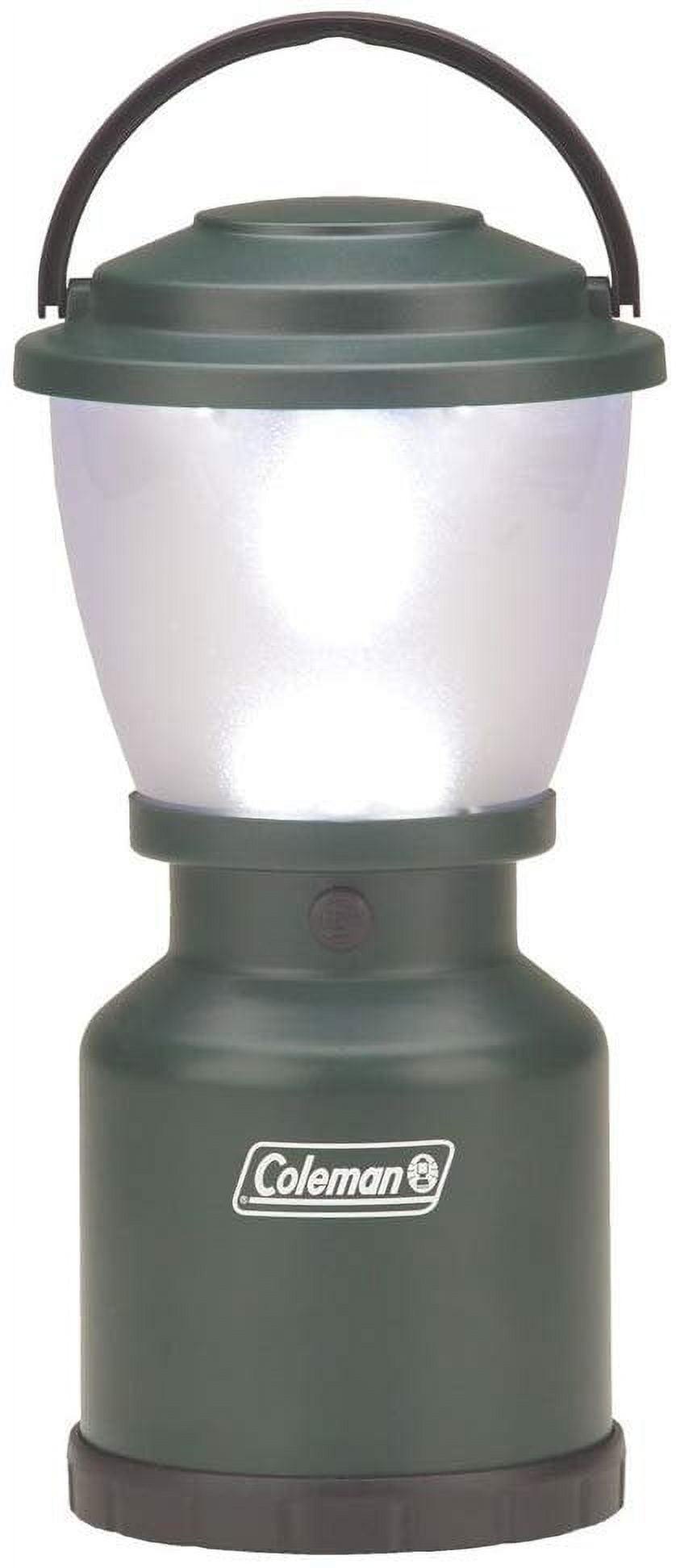 Green Water-Resistant LED Camping Lantern with Tabletop Mount