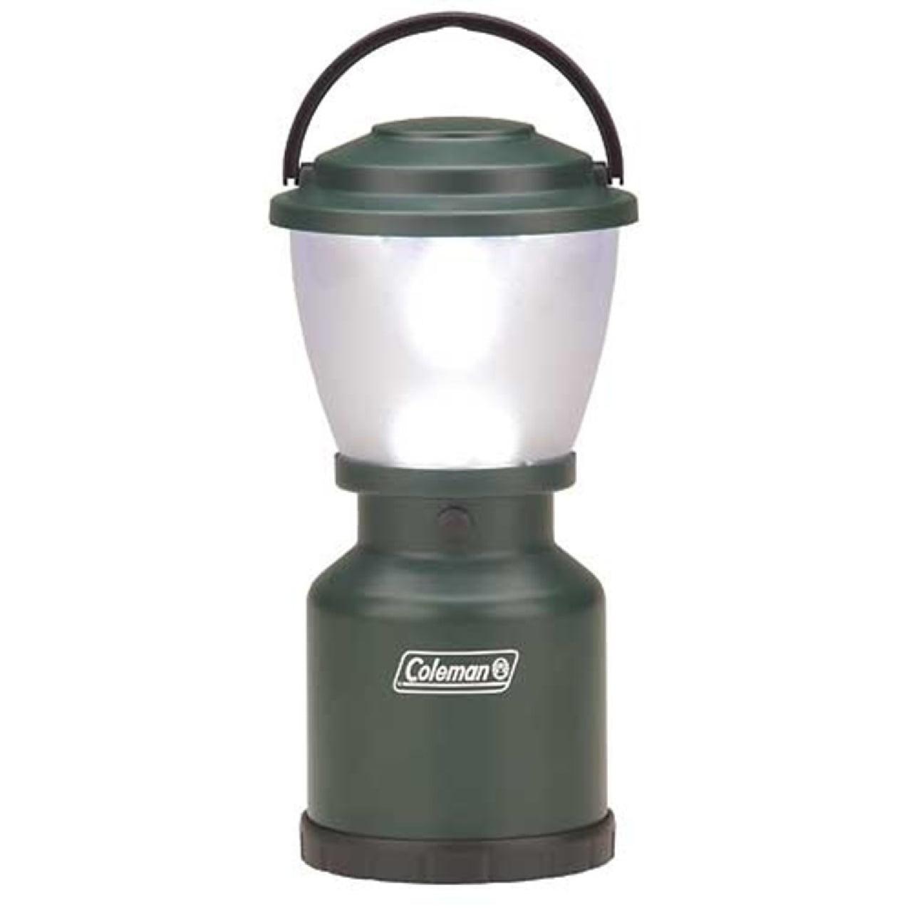 Green Water-Resistant LED Camping Lantern with Tabletop Mount