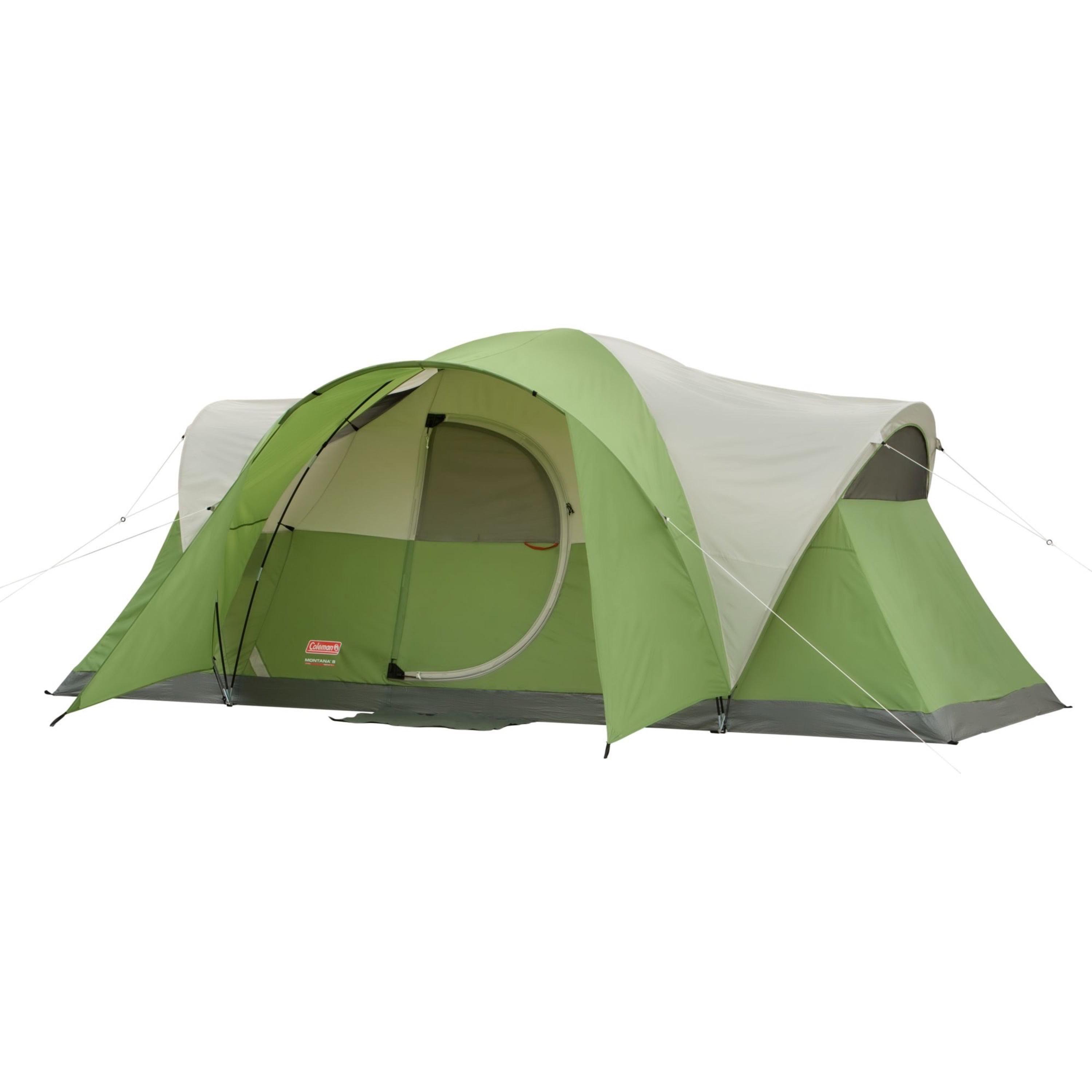 Coleman Montana Green 8-Person Cabin Tent with Carry Bag