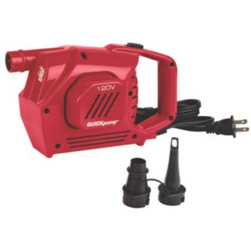 Red 120V AC QuickPump with Adaptors