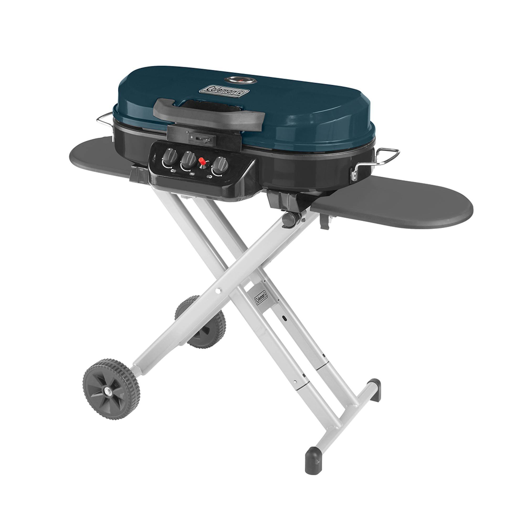 Coleman Blue Portable Propane Gas Grill with Stand